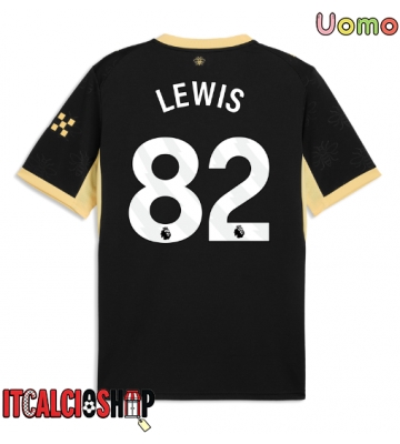 Manchester City Rico Lewis #82 Seconda Maglia 2026-27 Manica Corta